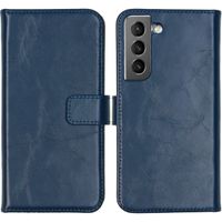 Selencia Echtleder Klapphülle Samsung Galaxy S22 - Blau