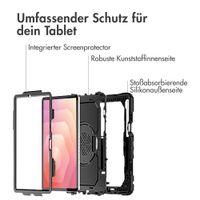 Accezz Robustes Back Cover mit Schultergurt Samsung Galaxy Tab S11 - Schwarz