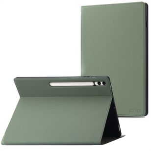 Accezz Classic Klapphülle Samsung Galaxy Tab S10 Plus / Tab S9 FE Plus / Tab S9 Plus - Grün