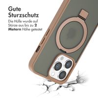 Accezz Ring Stand Backcover mit MagSafe Apple iPhone 13 Pro Max - Braun