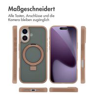 Accezz Ring Stand Backcover mit MagSafe Apple iPhone 17 - Braun