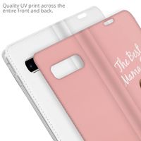 Gestalte deine eigene Compact Gel Klapphülle Samsung Galaxy S10 - Weiß