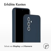 Accezz Liquid Silikoncase Samsung Galaxy A54 (5G) - Dunkelblau