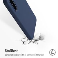 Accezz Liquid Silikoncase Samsung Galaxy A36 / A56 - Dunkelblau