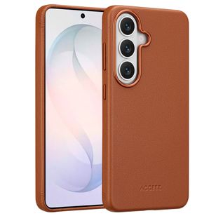 Accezz MagSafe Leather Backcover Samsung Galaxy S26 - Sienna Brown