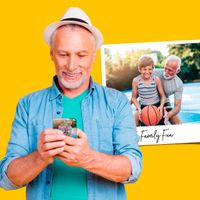 Gestalte deine eigene Compact Gel Klapphülle Samsung Galaxy A57 (5G) - Weiß