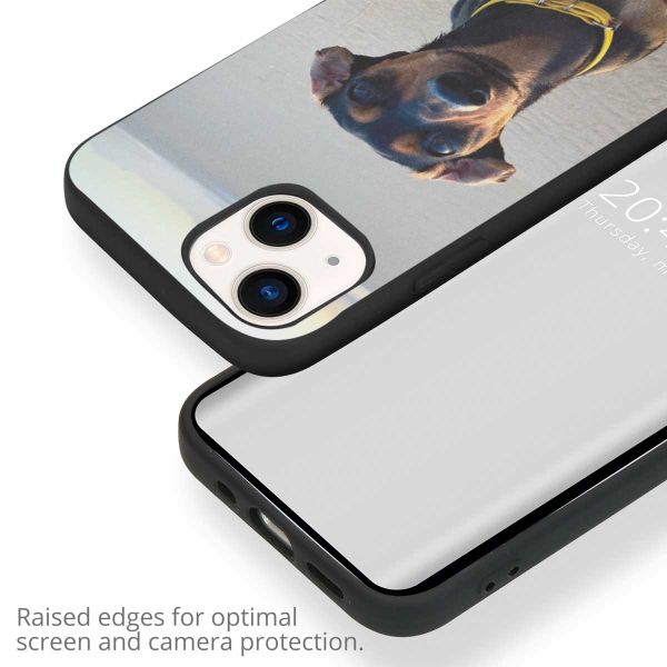 Gestalte deine eigene Apple iPhone 13 Mini Gel Hülle - Schwarz