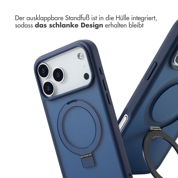 Accezz Ring Stand Backcover mit MagSafe Apple iPhone 17 Pro - Blau