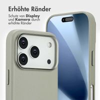 Accezz 2-in-1 Klapphülle aus Leder mit MagSafe Apple iPhone 17 Pro - Light Grey