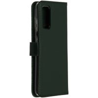 Selencia Echtleder Klapphülle Samsung Galaxy S20 - Grün