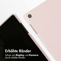 Accezz Smarte Klapphülle aus Silikon Samsung Galaxy Tab A11 Plus / A9 Plus - Rosa