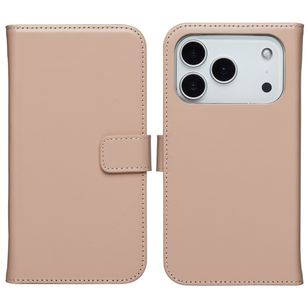 Selencia Echtleder Klapphülle Apple iPhone 17 Pro - Dusty Pink