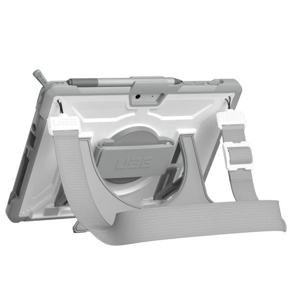 UAG Plasma Healthcare backcover mit Strap und Schultergurt Microsoft Surface Go / Go 2 / Go 3 / Go 4 - Weiß / Grau