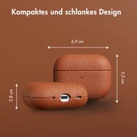 Accezz Echtleder Case  Apple AirPods Pro 2 - Cognac