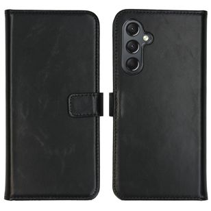 Selencia Echtleder Klapphülle Samsung Galaxy A25 (5G) - Schwarz