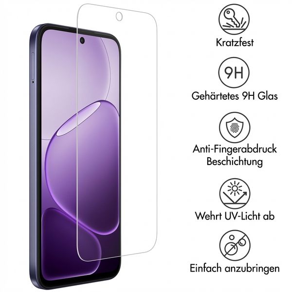 Accezz Screen Protector aus gehärtetem Glas Oppo A6 (5G)
