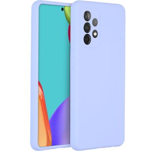 Accezz Liquid Silikoncase Samsung Galaxy A52(s) (5G/4G) - Violett
