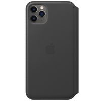 Apple Leather Folio Klapphülle Apple iPhone 11 Pro Max - Schwarz