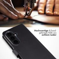 Selencia Echtleder Klapphülle Samsung Galaxy S26 Plus - Schwarz