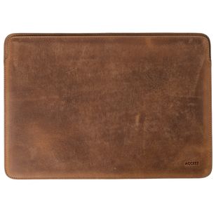 Accezz Leather Laptop Hülle Apple MacBook 16 Zoll - Laptop Sleeve - Cognac
