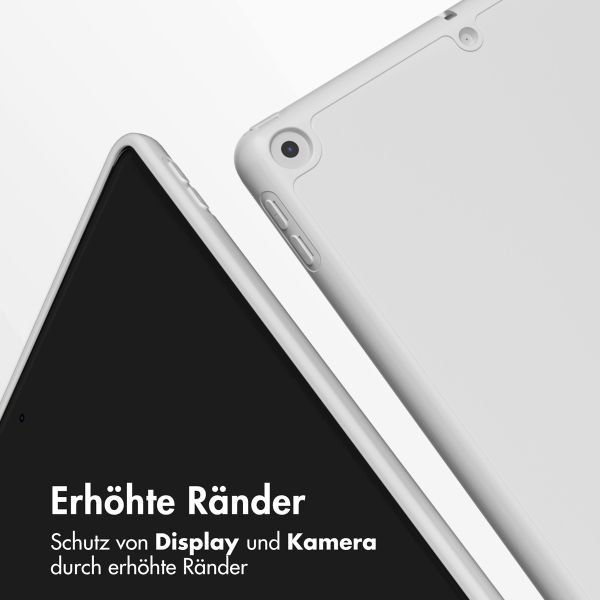 Accezz Smarte Klapphülle aus Silikon Apple iPad 6 (2018) 9.7 Zoll / iPad 5 (2017) 9.7 Zoll - Grau