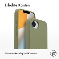 Accezz Liquid Silikoncase mit MagSafe Apple iPhone 17e / 16e - Cooper Green