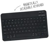 Accezz Bluetooth Keyboard Klapphülle Samsung Galaxy Tab A11 Plus - QWERTZ / DE - Schwarz