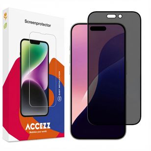 Accezz Privacy Displayschutz aus gehärtetem Glas Apple iPhone 16 Pro Max / 17 Pro Max