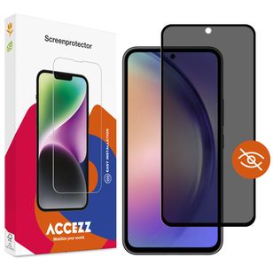 Accezz Privacy Displayschutz aus gehärtetem Glas Samsung Galaxy A54 (5G) / S23 FE