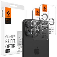 Spigen GLAStR Optik Camera Lens Protector - Kamerainsel-Schutz (2er-Pack) Apple iPhone 15 Pro / 15 Pro Max - Transparent
