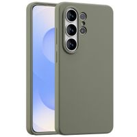 Accezz Liquid Silikoncase mit MagSafe Samsung Galaxy S26 Ultra - Cooper Green
