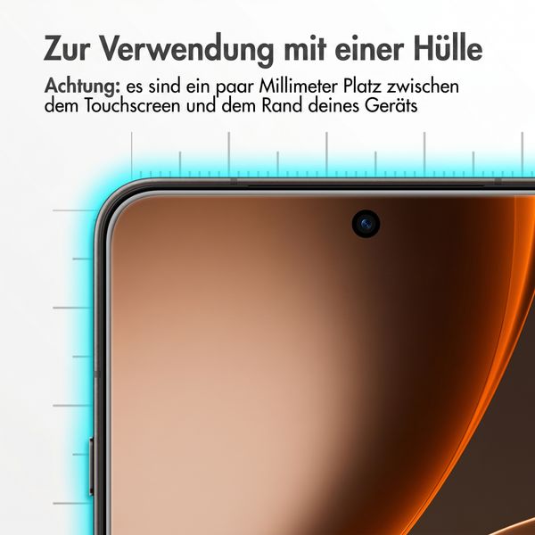Accezz Screen Protector aus gehärtetem Glas Oppo Find X9 Ultra