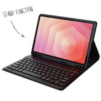 Accezz Bluetooth Keyboard Klapphülle Samsung Galaxy Tab S11 - QWERTY / NL - Schwarz