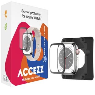 Accezz Displayschutzfolie mit Applikator für die Apple Watch Series 10 / 11 - 42 mm