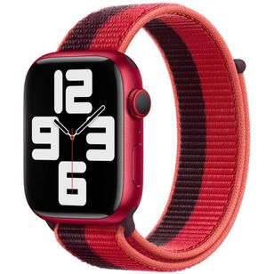 Apple Sport Loop Armband für Apple Watch | 38/40/41/42 mm - Black / Red