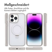 Accezz Ring Stand Backcover mit MagSafe Apple iPhone 14 Pro Max - Grau