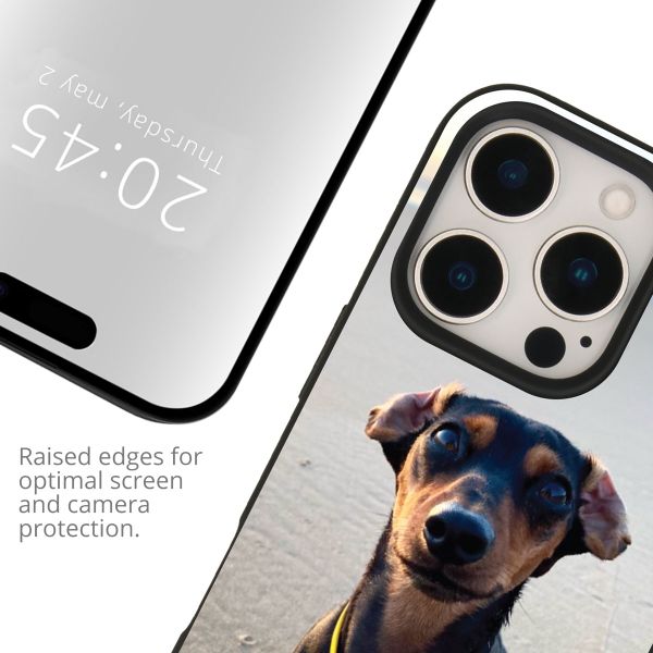 Gestalte deine eigene Apple iPhone 15 Pro Gel Hülle - Schwarz