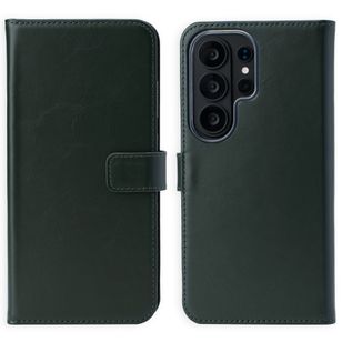 Selencia Echtleder Klapphülle Samsung Galaxy S26 Ultra - Grün