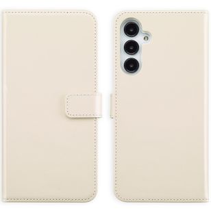 Selencia Echtleder Klapphülle Samsung Galaxy A16 - Greige