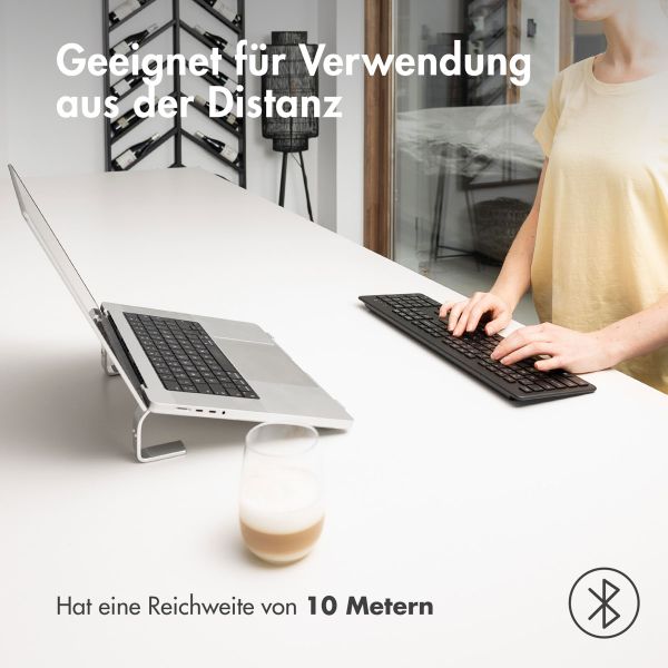 Accezz Premium Desktop QWERTY Bluetooth-Tastatur - Schwarz