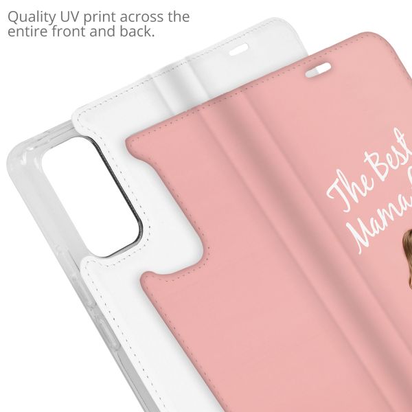 Gestalte deine eigene Compact Gel Klapphülle Samsung Galaxy A53 - Weiß