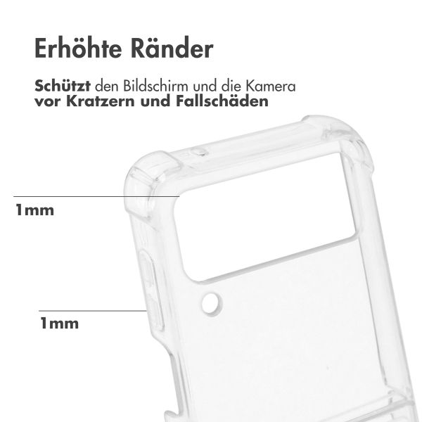 Accezz Clear TPU Backcover Samsung Galaxy Z Flip 4 - Transparent