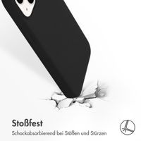 Accezz Liquid Silikoncase Apple iPhone 14 / 13 - Schwarz