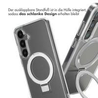 Accezz Ring Stand Backcover mit MagSafe Samsung Galaxy S24 Plus - Transparent