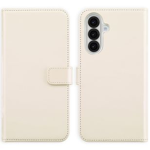 Selencia Echtleder Klapphülle Samsung Galaxy A36 / A56 - Greige