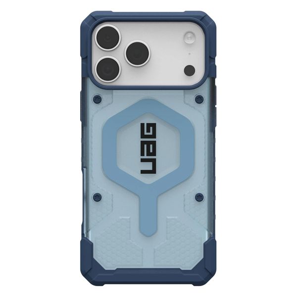 UAG Pathfinder Clear MagSafe Back Cover mit Lanyard Apple iPhone 17 Pro - Clear / Blue Lanyard