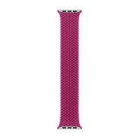 Apple Geflochtenes Solo Loop für  Apple Watch | 38/40/41/42 mm - Größe 0 - Magenta
