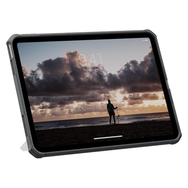 UAG Scout Plus Back Cover mit Ständer Apple iPad 11 (2025) 11 Zoll A16 / iPad 10 (2022) 10.9 Zoll - Ash