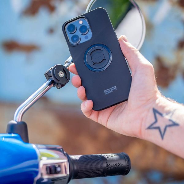 SP Connect Mirror Mount SPC+ Handyhalterung für Scooter / Motorrad - Spiegelbefestigung - Schwarz