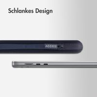 Accezz Laptop Hülle 13-14 Zoll - Laptop Sleeve - Blau